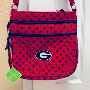 Vera Bradley University of Georgia Triple Zip Hipster